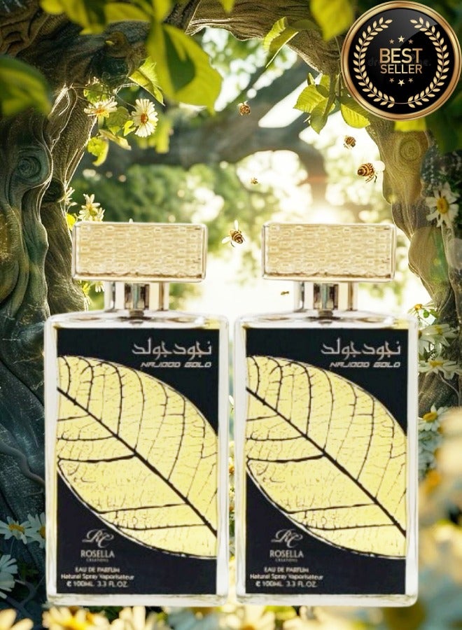 روزيلا 2 قطع عطر نجود الذهبي 100 مل - Image 1