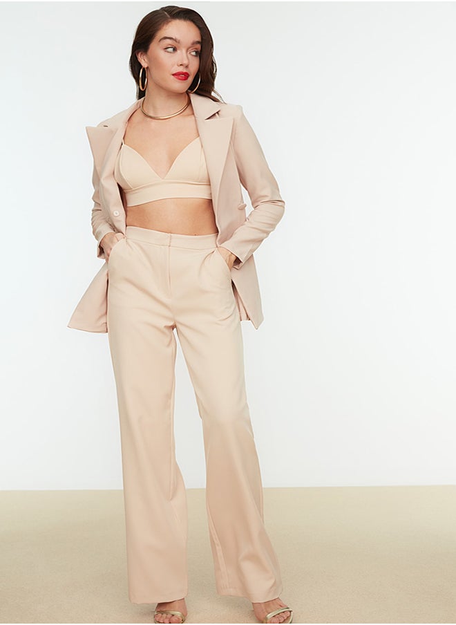 trendyol - Pants - Beige - High Waist - Image 1