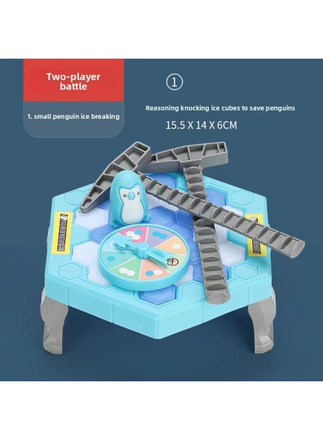Rescue Penguin Knocking Ice Toys Ice Breaking Table Knocking Wall Breaking Children's Board Games Parent-Child Educational Games Interactive Toys