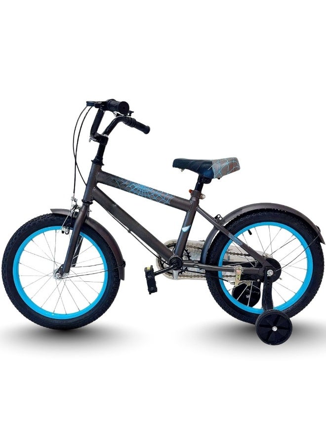 Kids Bike 16 Inch Single Speed Bicycle for Boys & Girls | Steel Frame | Removable Training Wheels | Suitable for Ages 3 to6 - Image 1