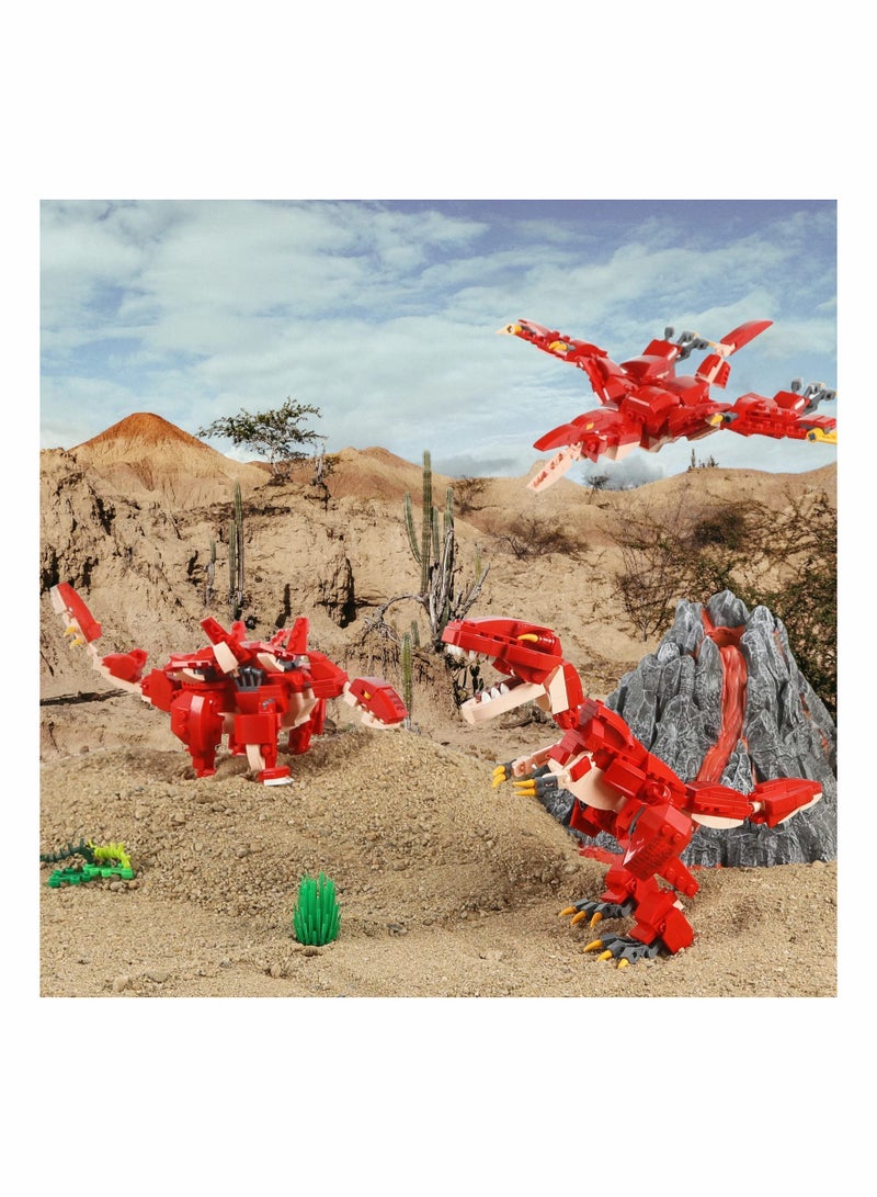 SYOSI 3 in1 Dinosaurs Building Kits 287PCS, Toys for Kids Age 6-10 Year Old, Educational Building Sets Best Gifts for Boy 6-10 - Image 5