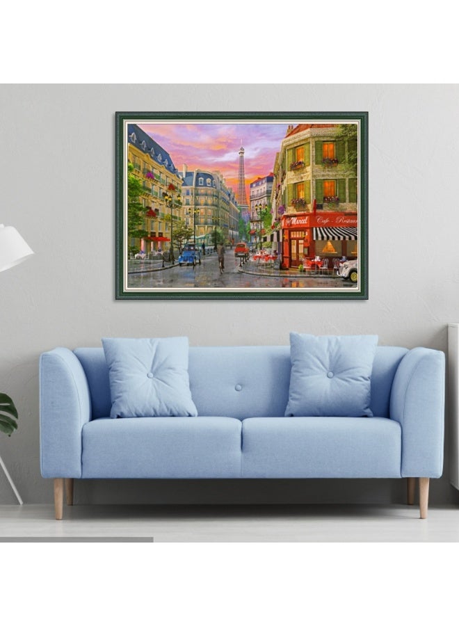 1000 pieces of Paris Twilight themed puzzle - creative design patterns, colorful artistic experience, suitable for adults and children - Image 3