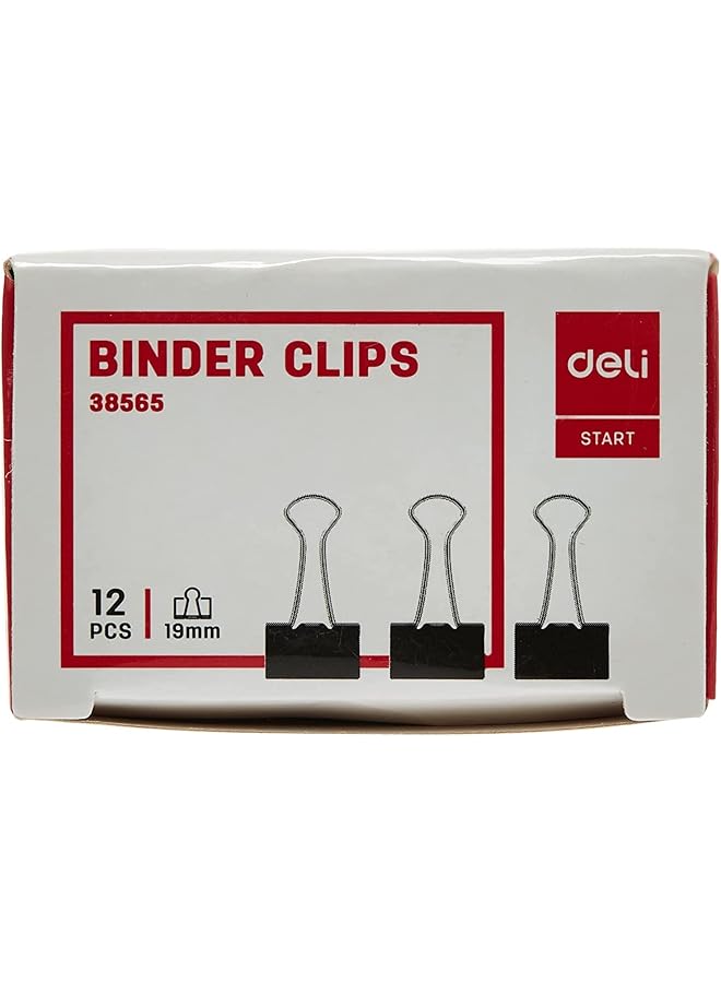 Deli E38565 Binder Clips - Image 1