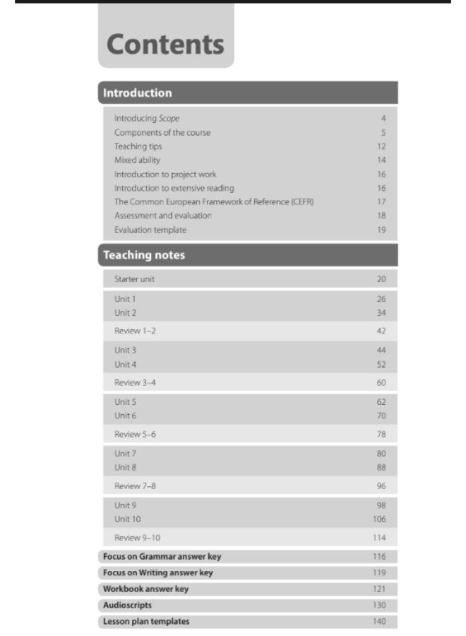 Oxford Scope - English Course for Middle School level 1_Teachers_Book - Image 2