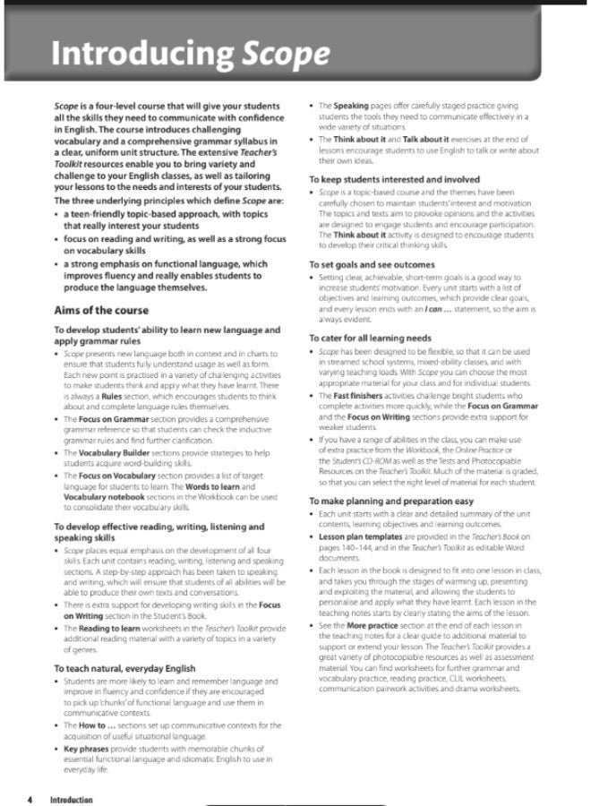 Oxford Scope - English Course for Middle School level 1_Teachers_Book - Image 3