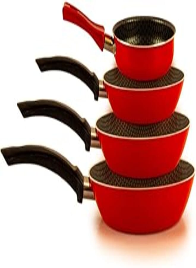 Trueval Teflon frypan set 4 pcs size : 14-16-18-20