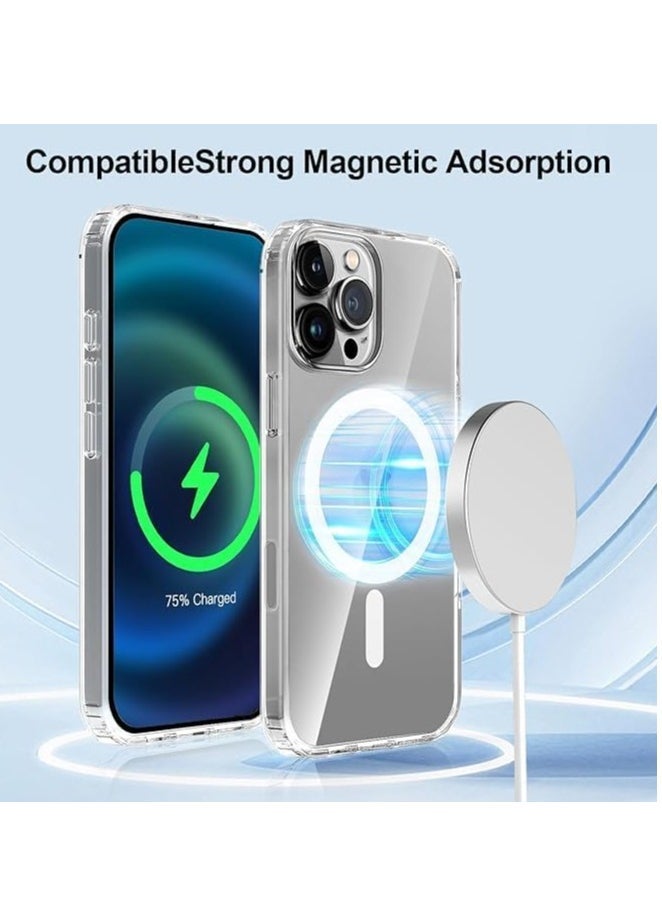 Raxoom iPhone 16 Pro Max Magnetic Case - Clear Scratch-Resistant Back (AHN) - Image 3