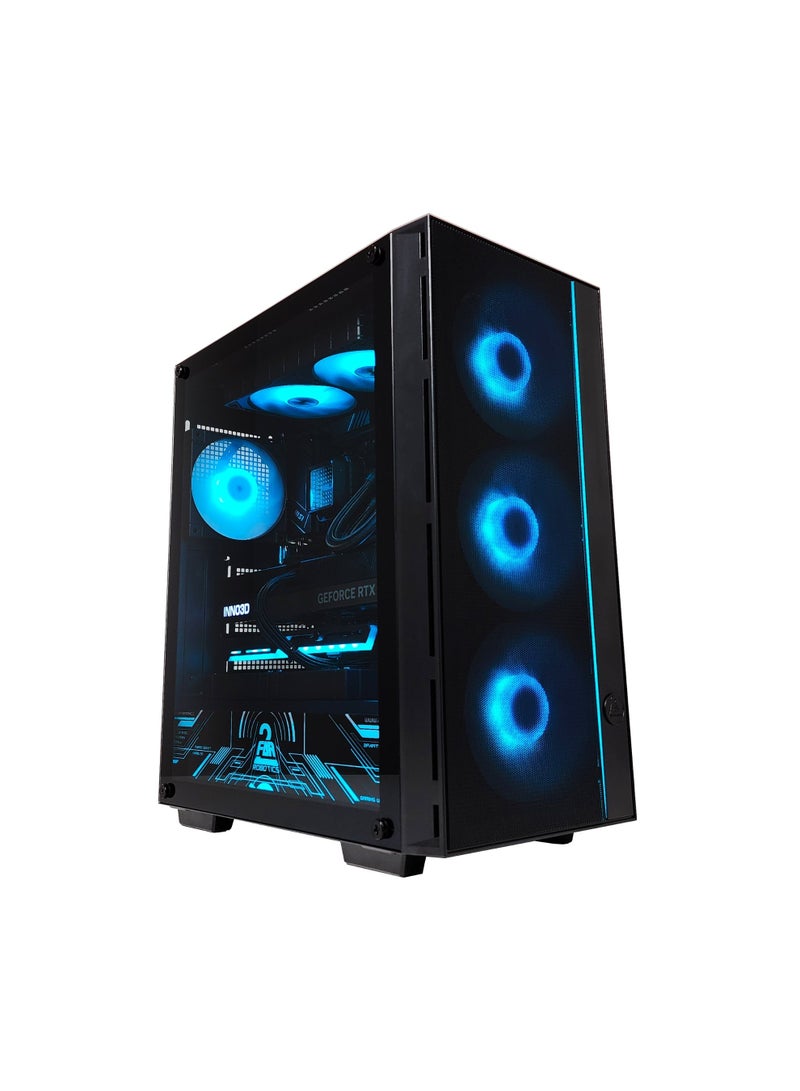 2 FAR ROBOTICS T-300 - AMD Ryzen 7 7800X3D | RTX 5070 Ti | 32GB DDR5 | 2TB NVME M.2 SSD | Windows 11 pro | 1 Year Warranty | WIFI | BLUETOOTH | Liquid Cooled Gaming PC [T-305 V3] Black - Image 1