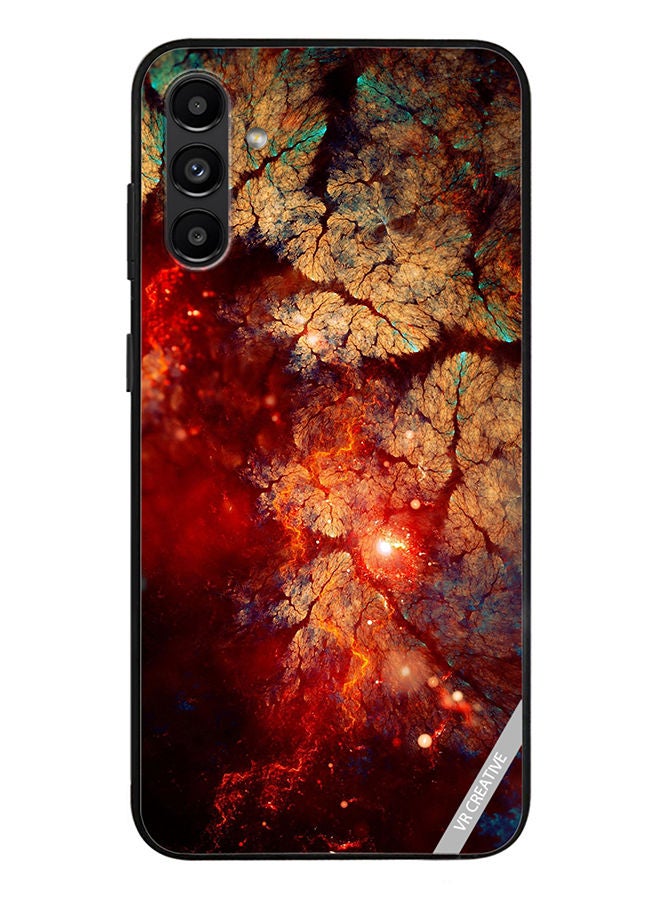 VR CREATIVE Protective Case Cover For Samsung Galaxy A13 5G Abstract, Fractal, Shine, Bright Red Design Multicolour - Image 1