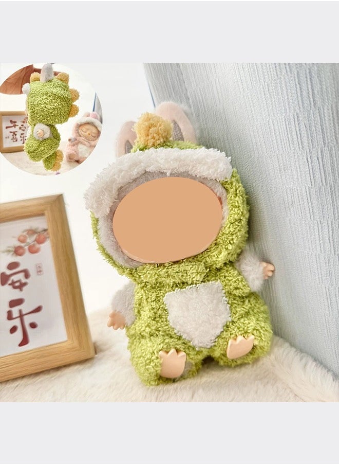 doll handmade crochet clothing set for labubu (without doll) (Applicable to 17 cm)    Compatible with Have a Seat/Macaron Series