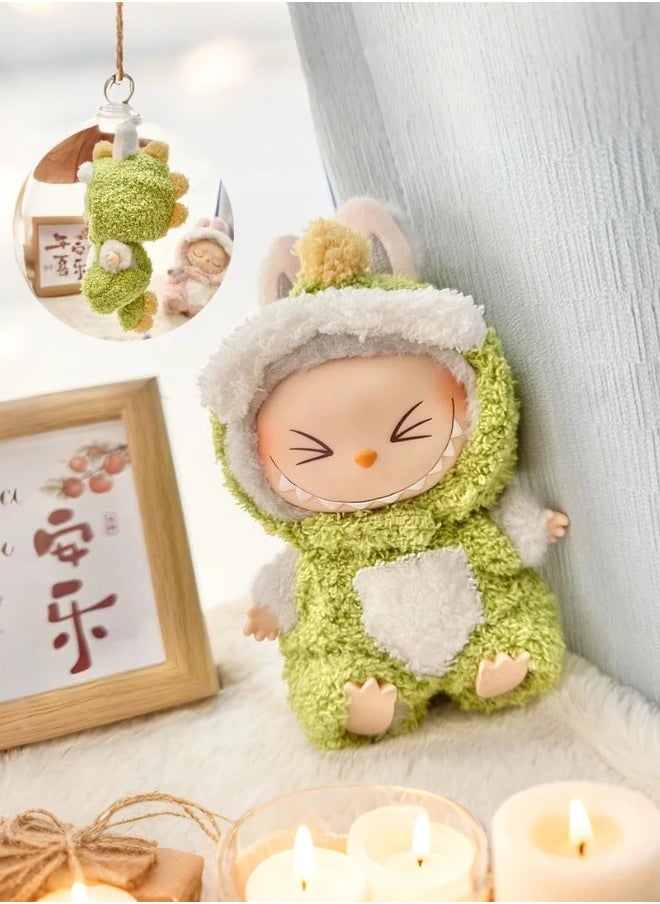 doll handmade crochet clothing set for labubu (without doll) (Applicable to 17 cm)    Compatible with Have a Seat/Macaron Series