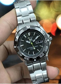Seiko 5 Automatic Black Dial Stainless Steel Men's Watch SNZB23J1  - Image 3