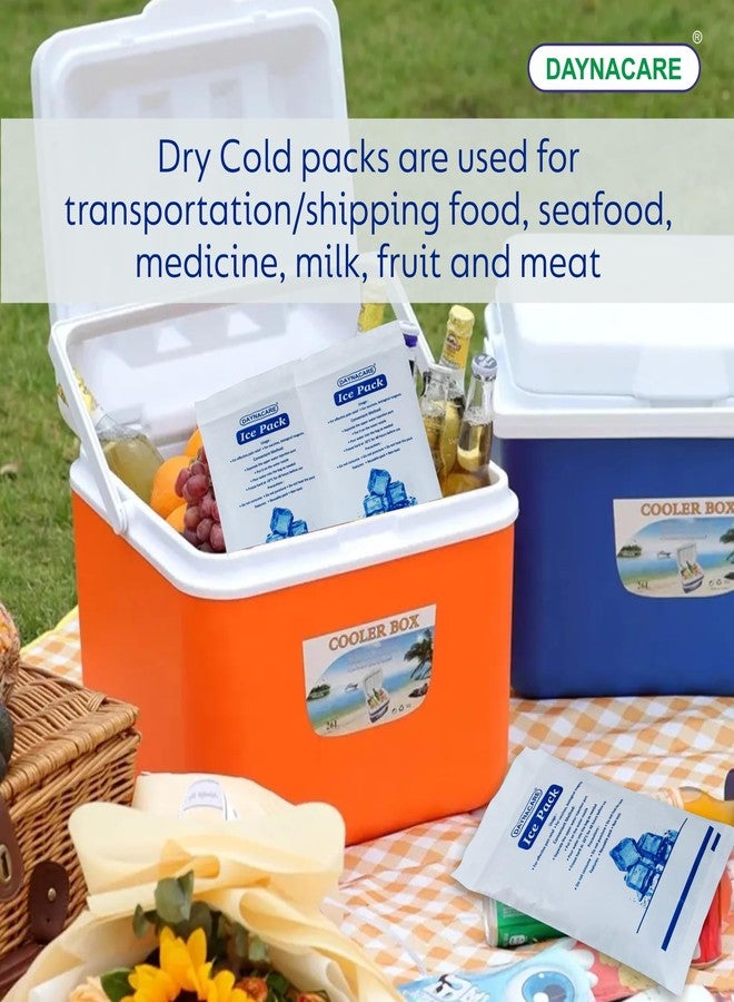 DAYNACARE Reusable Ice Bags - 4 Pack | Long-Lasting Cold Gel Packs for Freezer, Beverages, Food, Medicine, Vaccines | Travel, Camping, Fishing, Cooler & Outdoor Use| Long-Lasting Ice Pack - Image 5