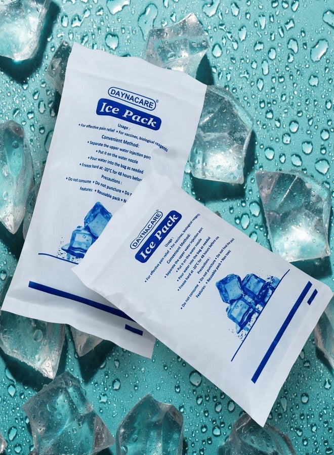 DAYNACARE Reusable Ice Bags - 4 Pack | Long-Lasting Cold Gel Packs for Freezer, Beverages, Food, Medicine, Vaccines | Travel, Camping, Fishing, Cooler & Outdoor Use| Long-Lasting Ice Pack - Image 2