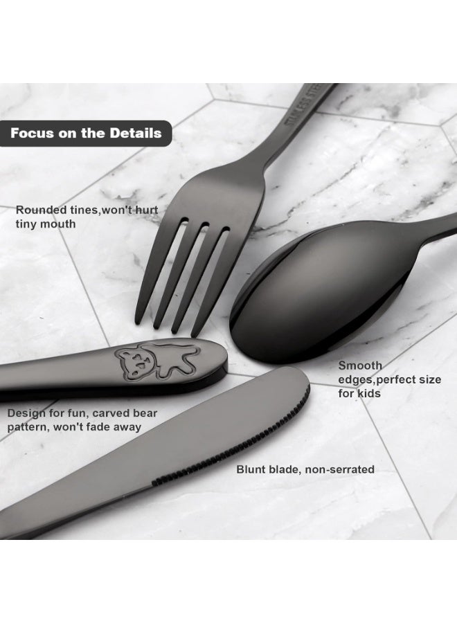 Poylim Children Cutlery Set Black - Image 3