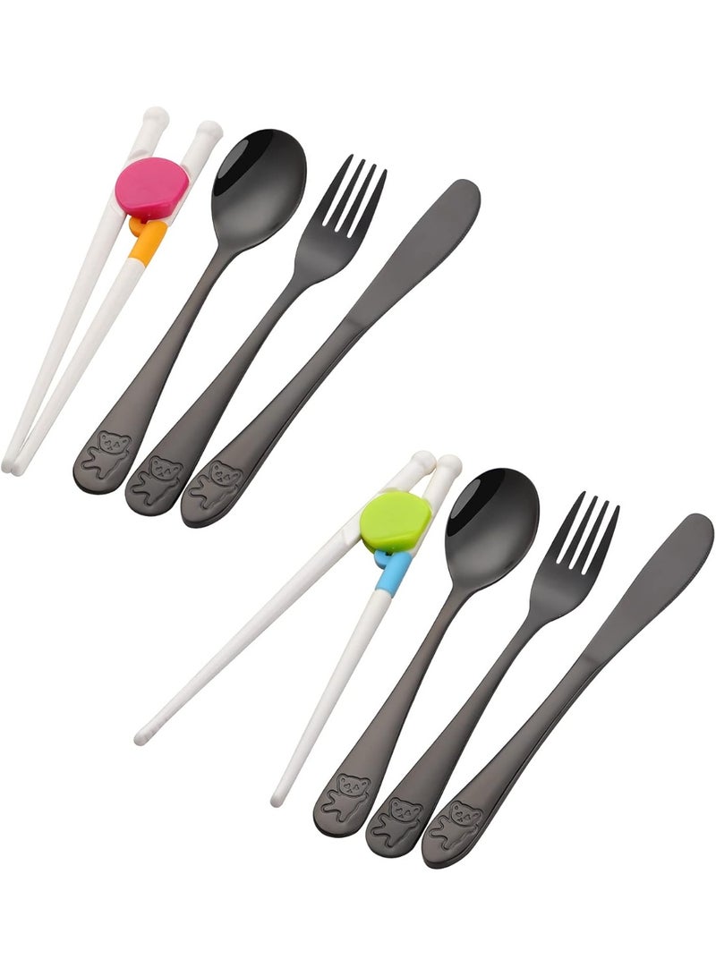 Poylim Children Cutlery Set Black - Image 1