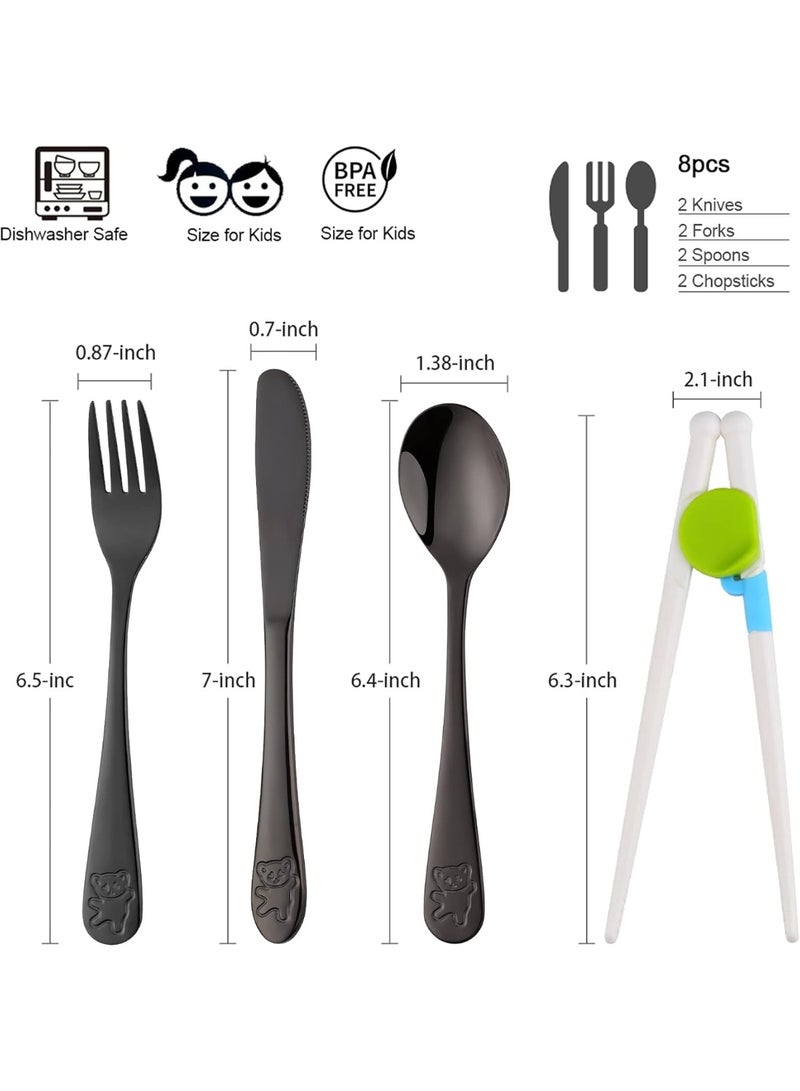 Poylim Children Cutlery Set Black - Image 4