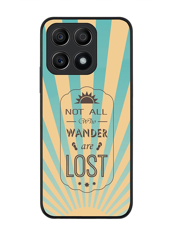 Stylizedd Rugged Black edge case for Honor X8A 4G Slim fit Soft Case Flexible Rubber Edges Anti Drop TPU Gel Thin Cover - Wanderers - Image 1