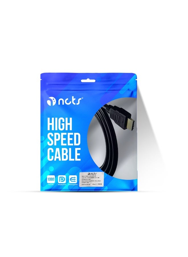 NCTS High Speed 1.4 Version HDTV Cable Male to Male - Audio Return, Video supports 4k@30Hz,10.2Gbps, 3D,1080p, audio return channel &DTS-HD master audio a (5M) - Image 2
