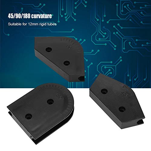 Bewinner Water Cooling Bending Kit, 3pcs 12mm OD 45/90/180 Degree Acrylic Hard Tube Bending Tool Set, Tubing for Computer Water Cooling System - Image 3