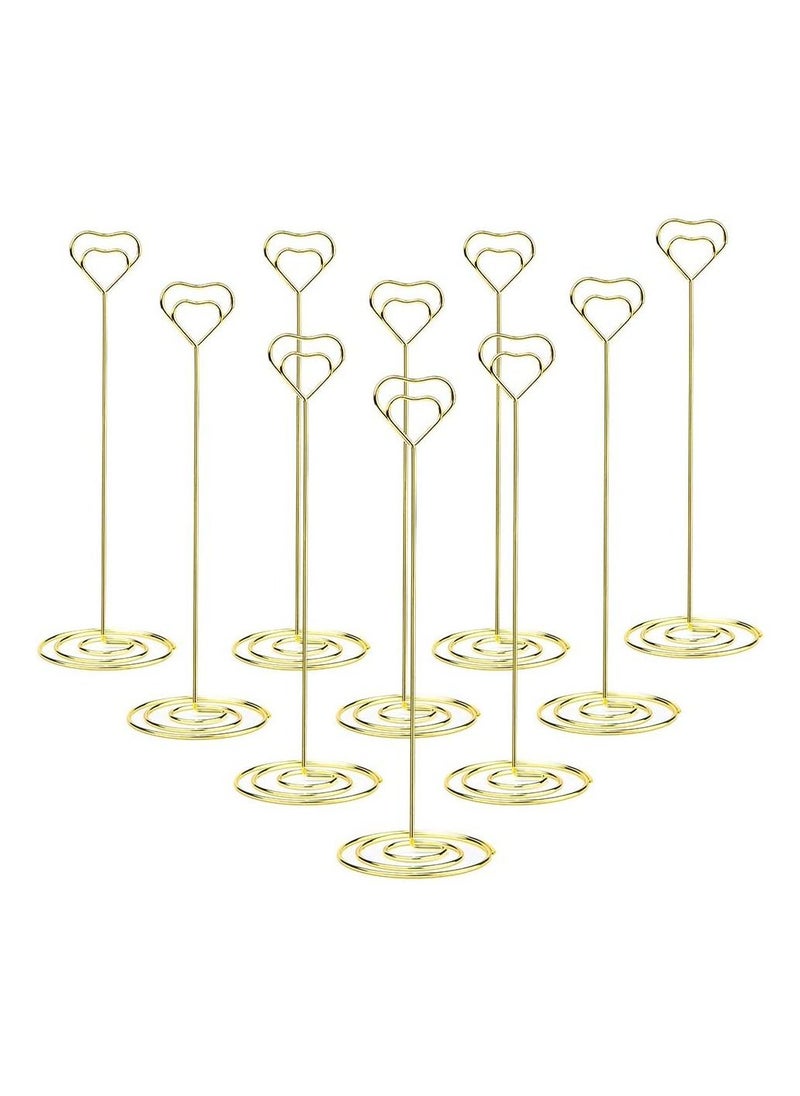 RARELY - 10pcs Tall Table Card Holders Table Number Holders Table Picture Stand Wire Photo Holder for Place Cards Wedding Party - Image 1