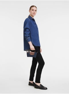 Longchamp Women's Mini Makeup Bag, Handbag, Shoulder Bag Navy Classic  - Image 2