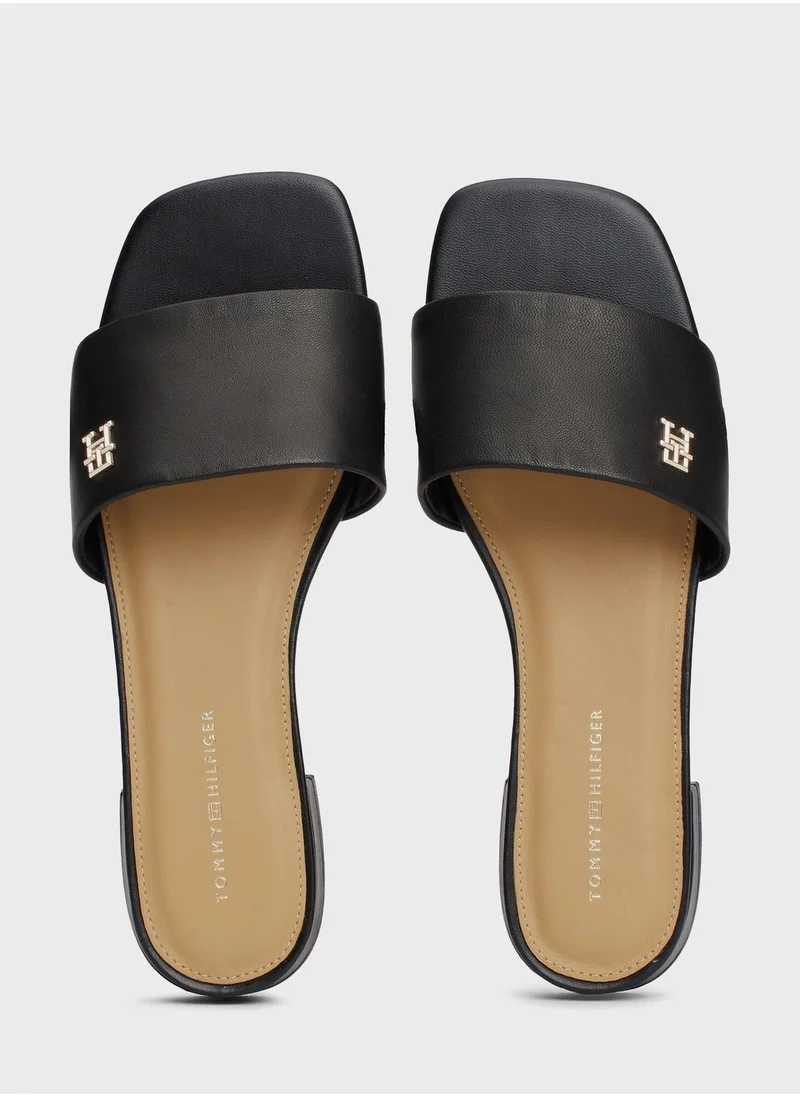 TOMMY HILFIGER Single Strap Low Heel Sandals