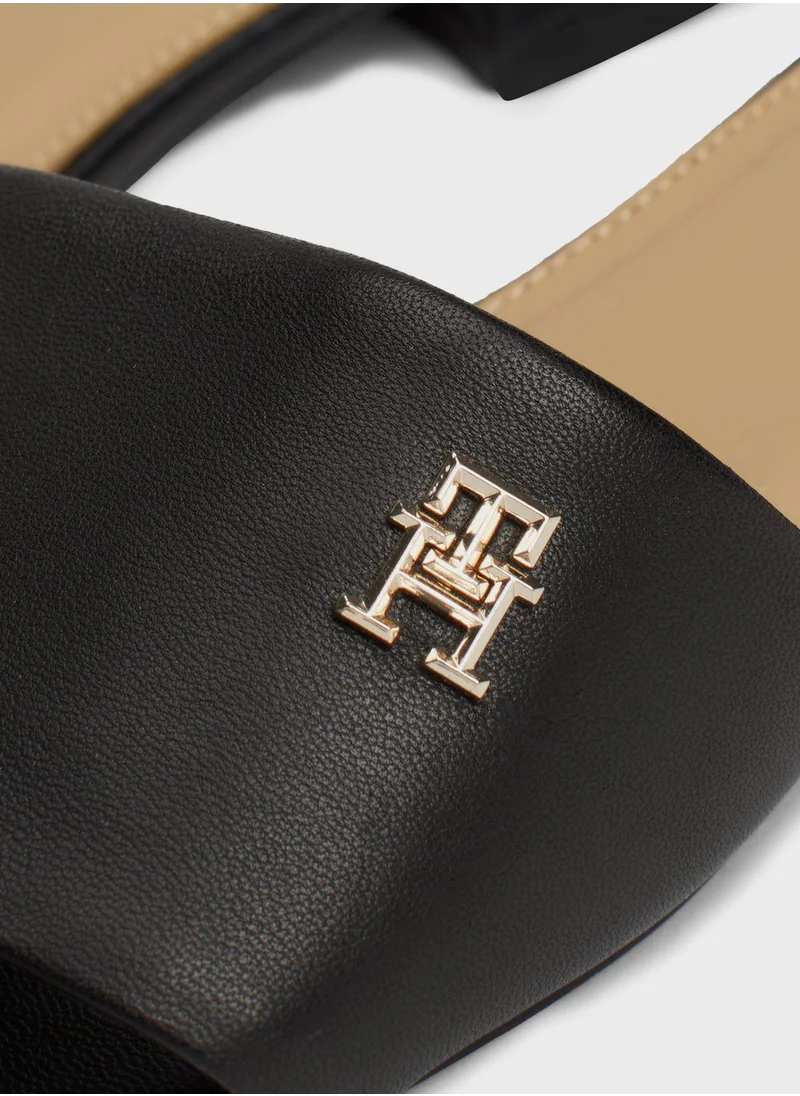 TOMMY HILFIGER Single Strap Low Heel Sandals