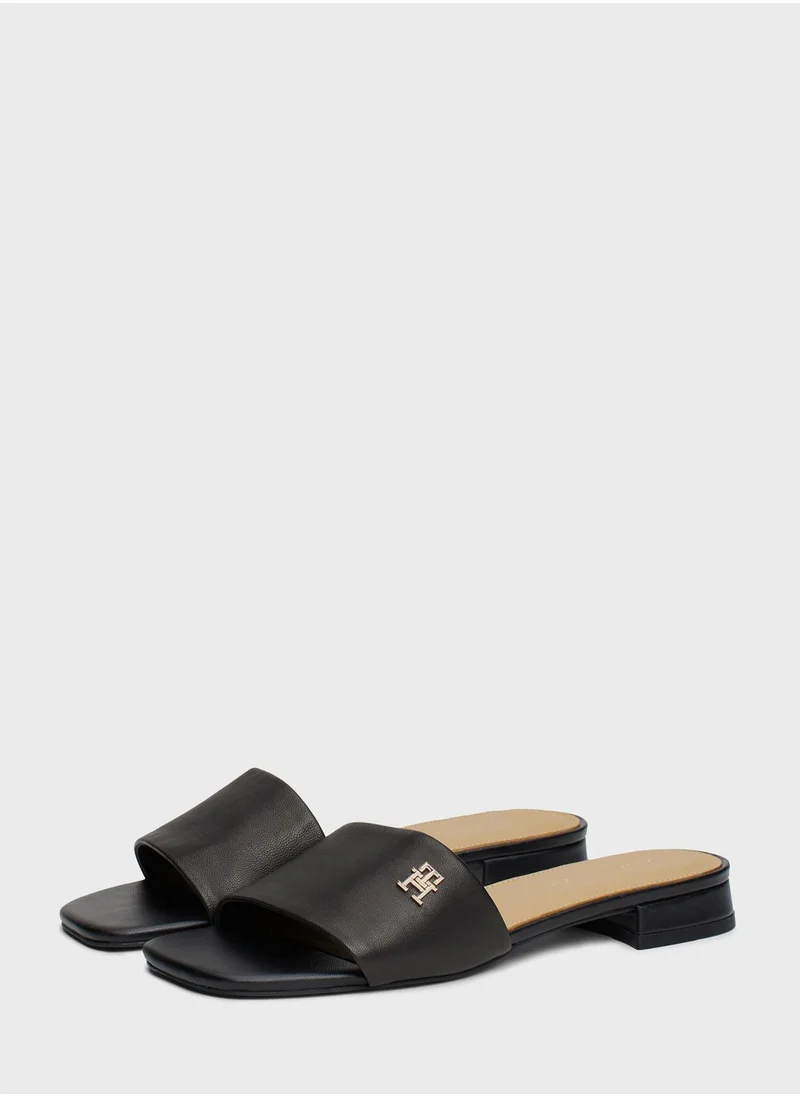 TOMMY HILFIGER Single Strap Low Heel Sandals