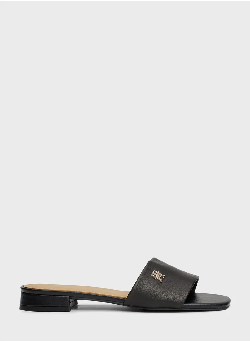 TOMMY HILFIGER Single Strap Low Heel Sandals
