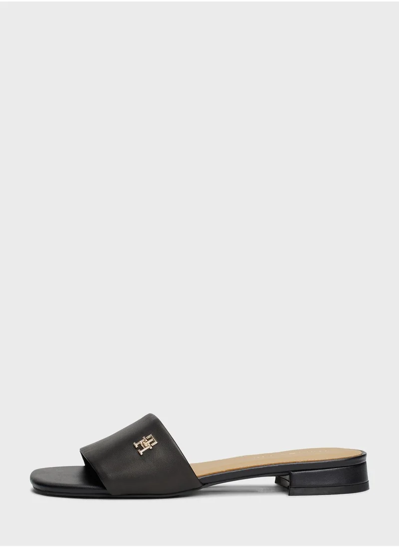 TOMMY HILFIGER Single Strap Low Heel Sandals