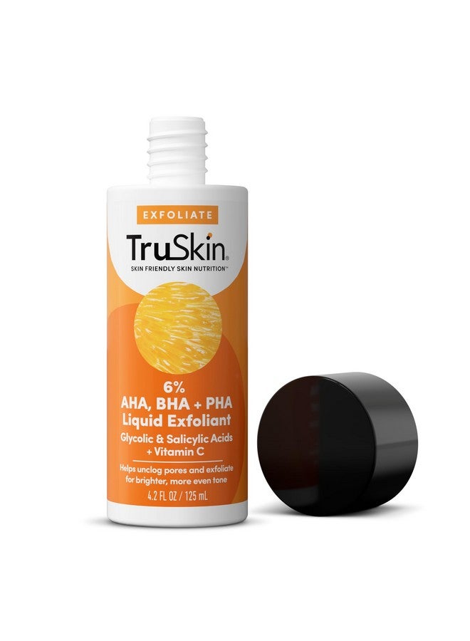تروسكن مقشر ومنشط سائل من تروسكين بي إتش إيه - مقشر لطيف بحمض الساليسيليك والجليكوليك وفيتامين سي - ينعم البشرة ويوحد لونها وينظف المسام ويقلل من ظهور البشرة الدهنية والخطوط الدقيقة، 4.2 أونصة سائلة - Image 1