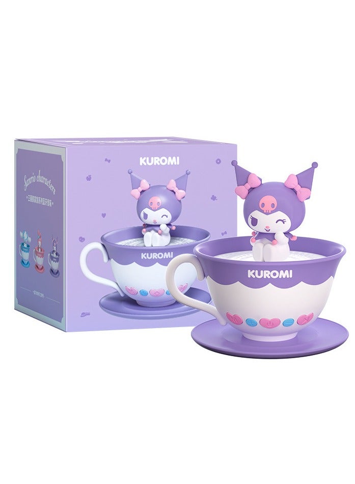 General Kuromi teacup bluetooth speaker ornament cartoon mini cute little speaker USB charging brings immersive listening enjoyment  - Image 2