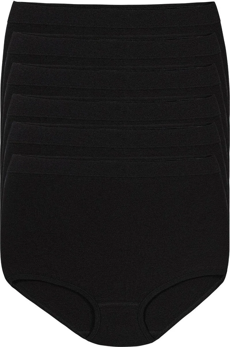 يلديز Women Modal High Waist Silicone Lycra Recovery Panties 4200 - 6 Pieces
