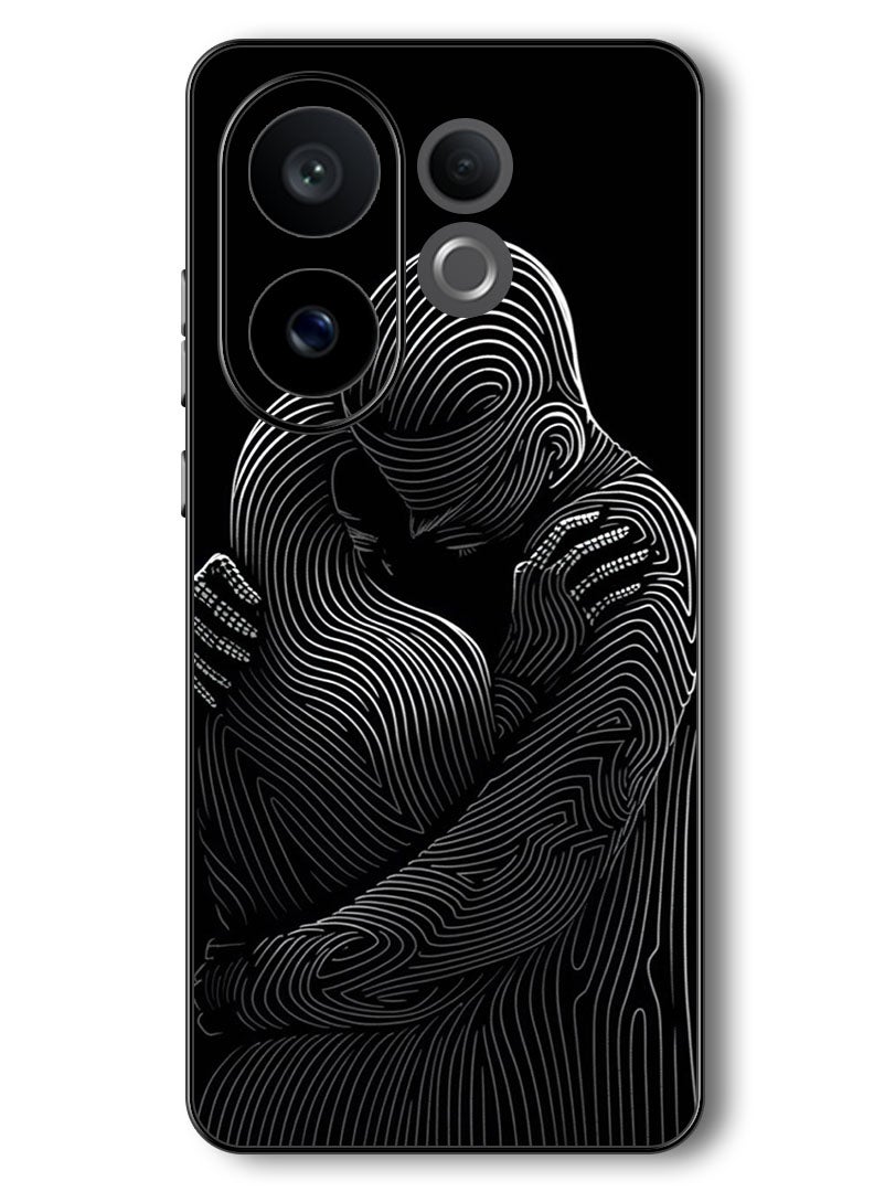 Theodor Case Compatible with Vivo V60 6.77 Inch Protection Shockproof Bumper Cover Art - Image 1