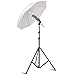 Selens Selens Photo Umbrella Kit 33"/84cm White Soft Umbrella with Light Stand and Metal Flash Bracket Mount for Portrait - Image 2