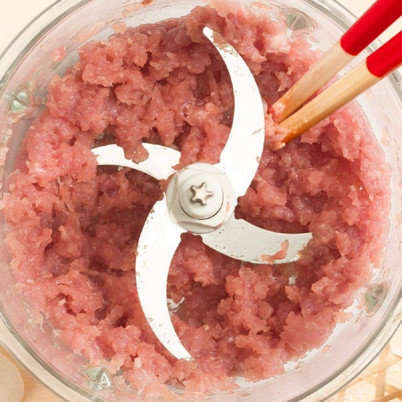 REPLEX Meat Mincer Machine ElectricKeema MachineElectric Meat Grinder Machine Food Chopper Meat Vegetables Onion Slicer Dicer Fruit and Nuts Blender 350 Watt 2 L - Image 4