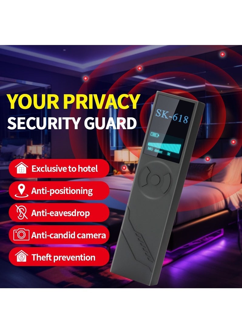 IISE - Hidden Camera Detectors Anti Spy Detector Anti-Theft Hidden Devices Spy Camera Bug RF Listening Device Car GPS Detector Wireless Signa - Image 1