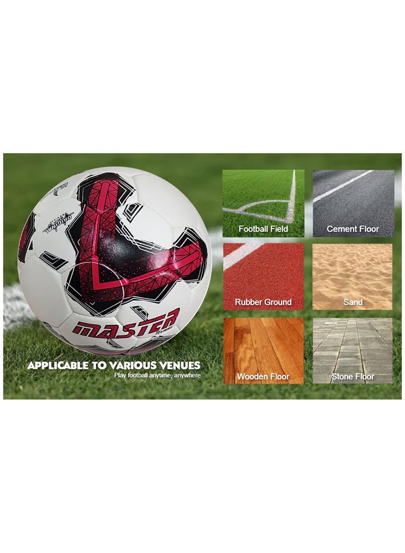 Spall Football Soccer Ball For Matches World Cup Best Indoor/Outdoor Water Proof Ball For Professional Training And Match Men And Women Youth And Adult - Image 4
