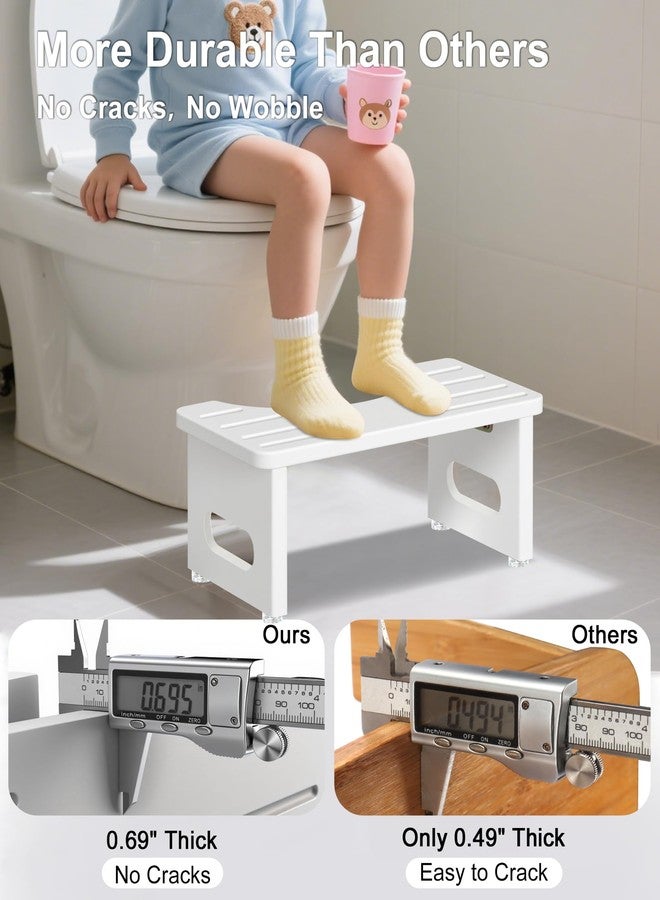YOSE Squatting Potty for Adults, Foldable Bamboo Toilet Stool Squat Adult, No Assembly Required, Sturdy Poop Stool Adult for Small Bathrooms, Space-Saving Bathroom Foot Stool - Image 5