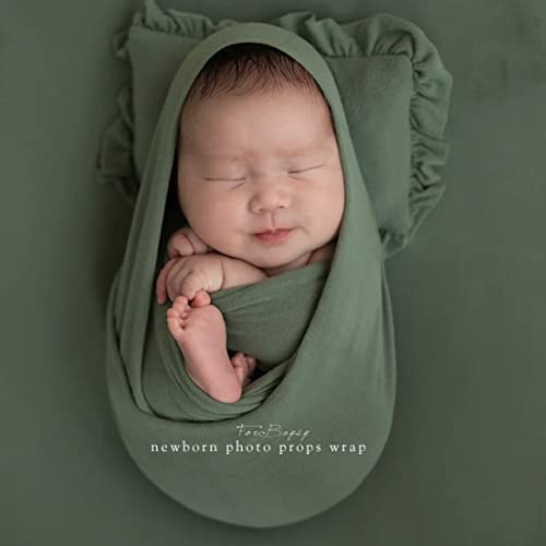 ForBaysy Newborn Photography Props Swaddle Newborn Wraps for Baby Boys Girls Infant Baby Photo Props Shoot Stretch Blanket - Image 4