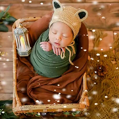 ForBaysy Newborn Photography Props Swaddle Newborn Wraps for Baby Boys Girls Infant Baby Photo Props Shoot Stretch Blanket - Image 5