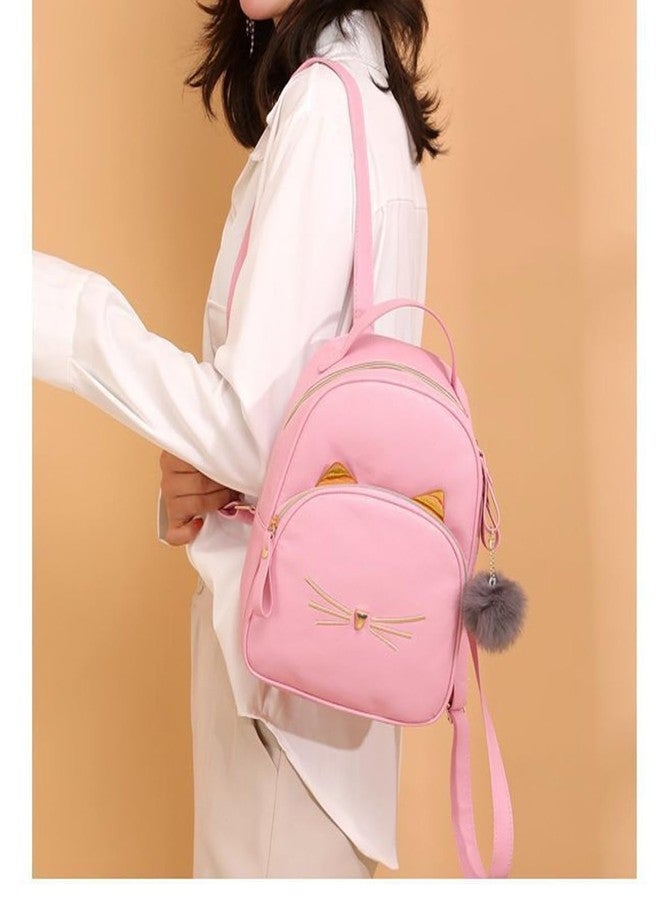 PRLINJSK Mini Backpack for Girls Teens Women Small Cat Backpack Purse - Image 5