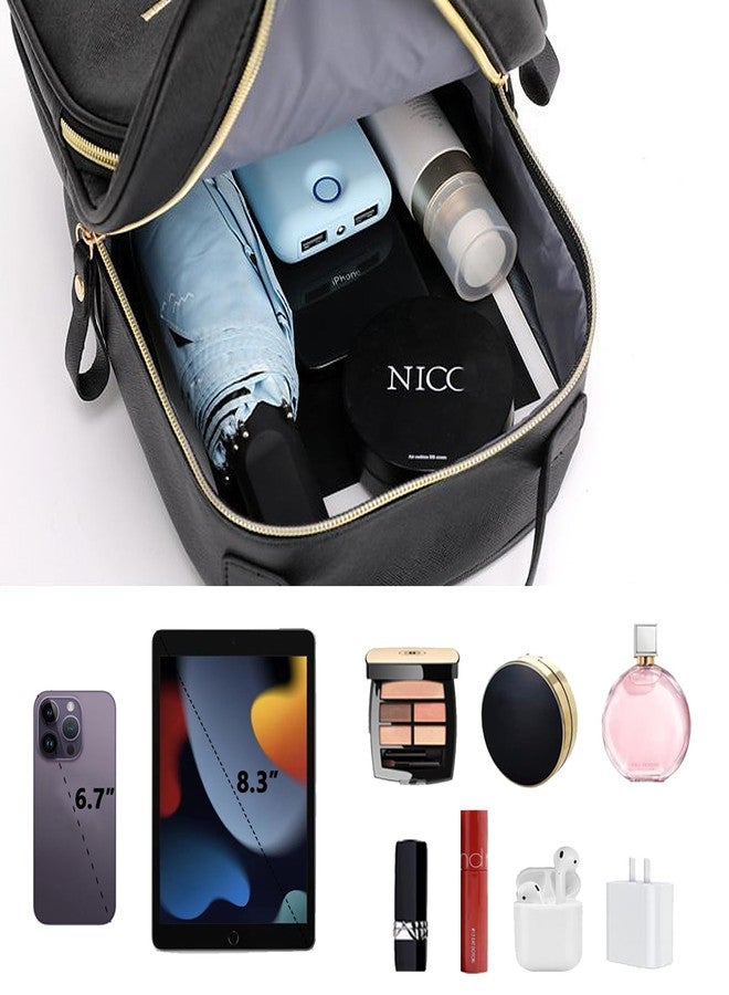PRLINJSK Mini Backpack for Girls Teens Women Small Cat Backpack Purse - Image 2