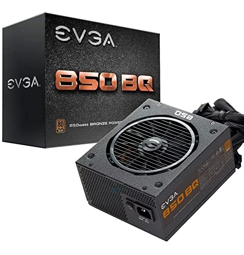 EVGA 850 Bq, 80+ Bronze 850W, Semi Modular, 5 Year Warranty, Includes Free Power On Self Tester, Power Supply 110-BQ-0850-V1 - Image 1
