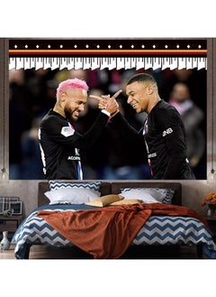 EBMINI New Football Star Background Fabric 