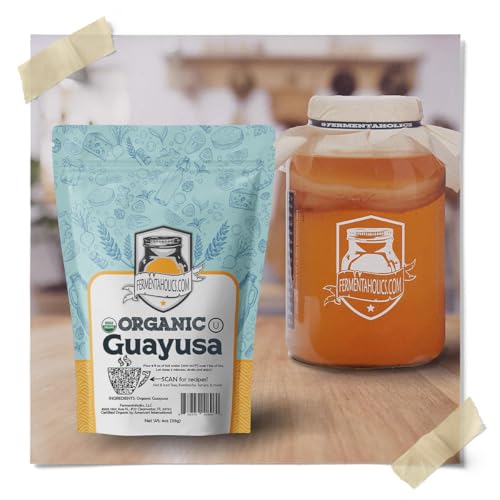 Fermentaholics Guayusa Tea – 4 oz – USDA Certified Organic Loose Leaf – OU Kosher – Energizing Tea for Kombucha Brewing, Hot or iced tea - Image 2