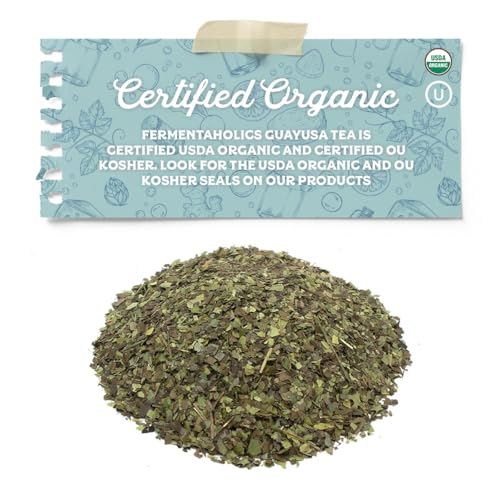 Fermentaholics Guayusa Tea – 4 oz – USDA Certified Organic Loose Leaf – OU Kosher – Energizing Tea for Kombucha Brewing, Hot or iced tea - Image 4