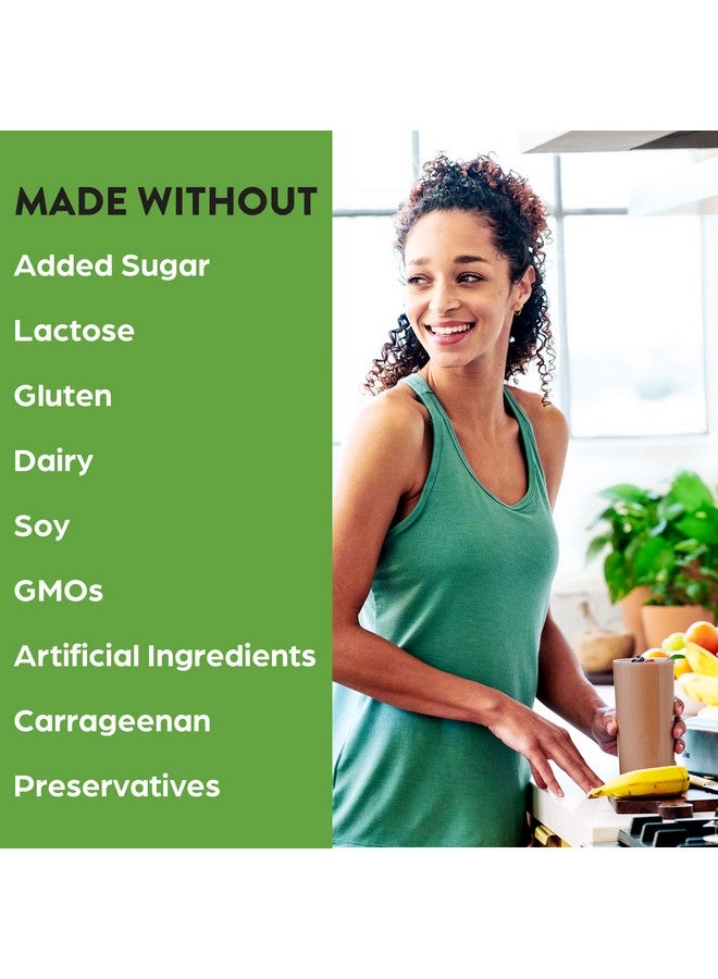 Orgain Organic Vegan Protein Powder, Creamy Chocolate Fudge - 21g Plant Protein, 6g Prebiotic Fiber, Low Carb, No Lactose Ingredients, No Added Sugar, Non-GMO, For Shakes & Smoothies, 10 Travel Packs - Image 5