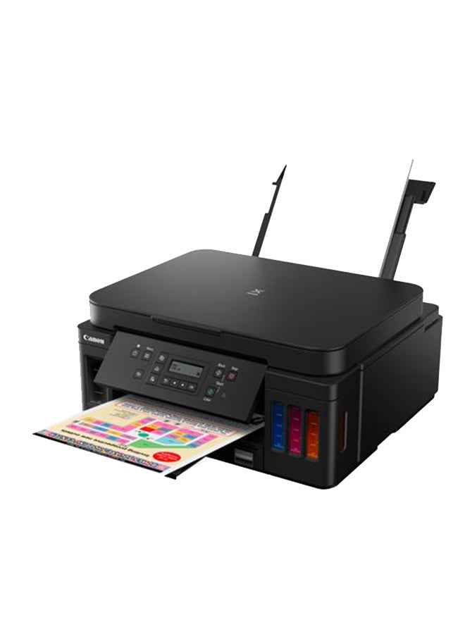 Canon PIXMA G6040 3-In-1 Refillable Megatank Printer, A4, Print, Copy, Scan, Wi-Fi, Ethernet & USB Black - Image 4